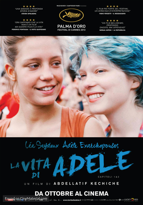 La vie d&#039;Ad&egrave;le - Italian Movie Poster