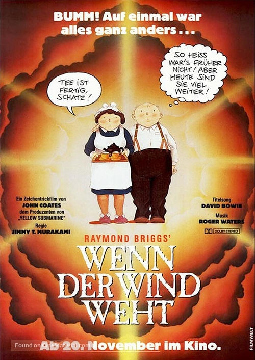 When the Wind Blows - German Movie Poster