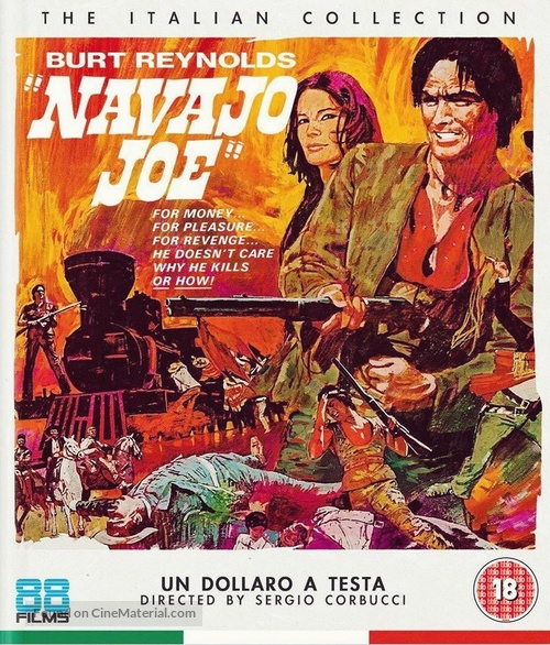Navajo Joe - British Blu-Ray movie cover