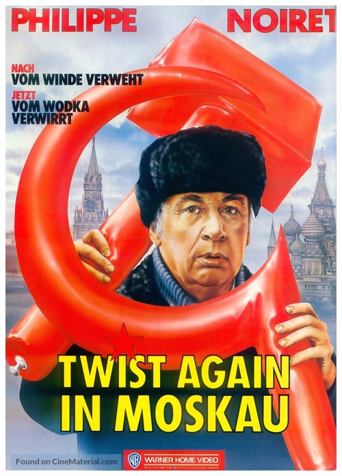 Twist again &agrave; Moscou - German VHS movie cover