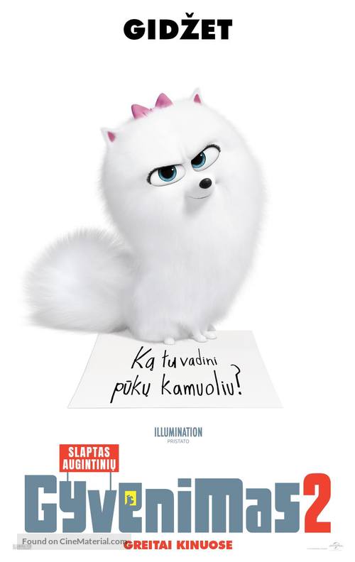 The Secret Life of Pets 2 - Lithuanian Movie Poster