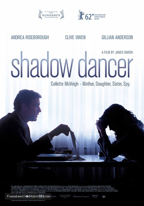 Shadow Dancer - Swiss Movie Poster