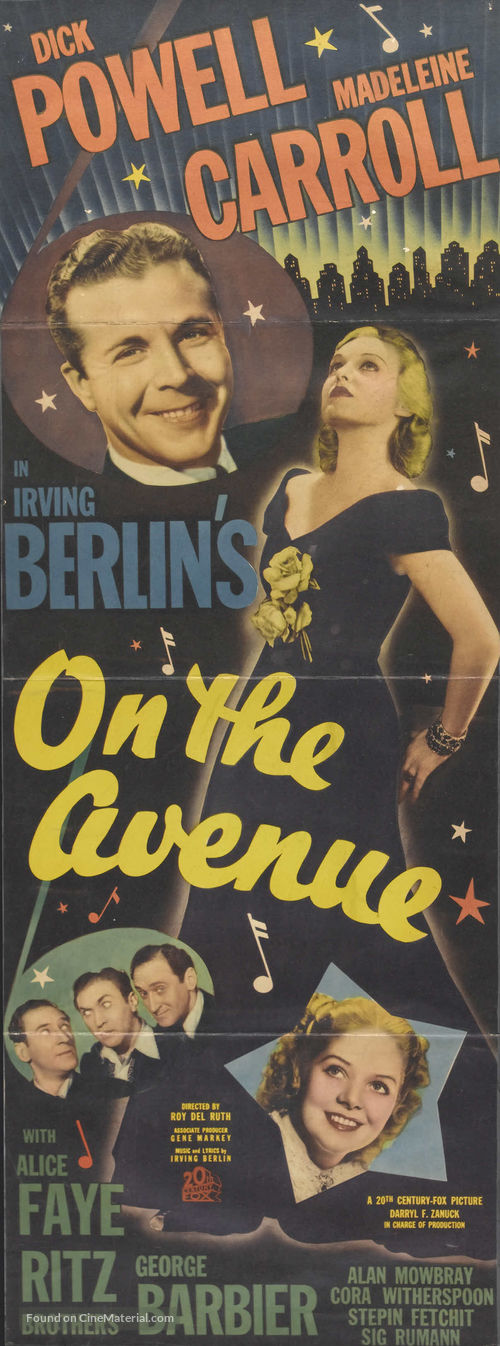 On the Avenue - Movie Poster