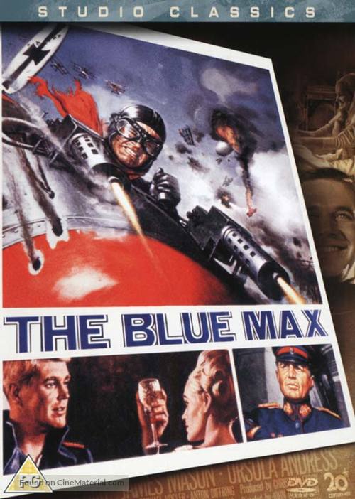 The Blue Max - British DVD movie cover