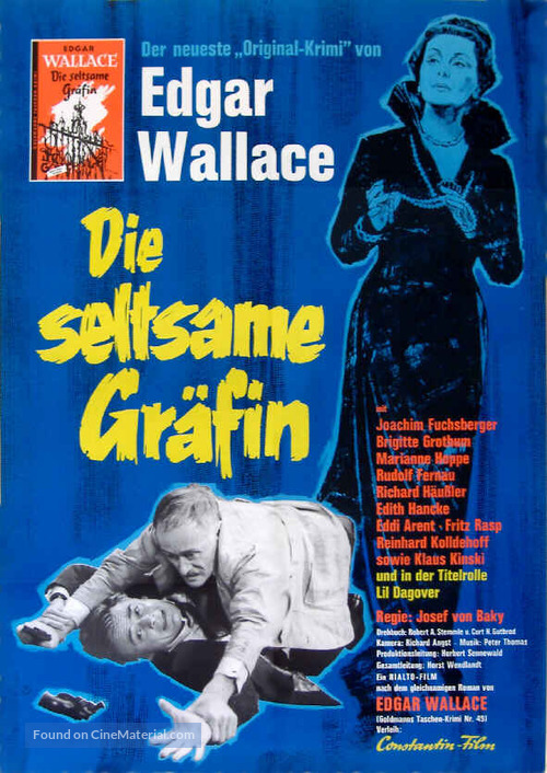 Seltsame Gr&auml;fin, Die - German Movie Poster