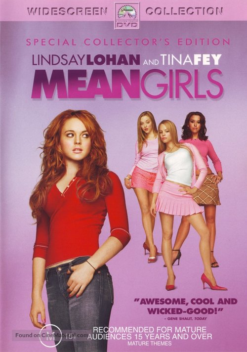 Mean Girls - Australian DVD movie cover