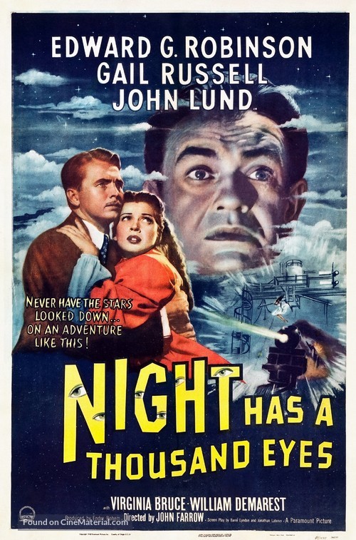 Night Has a Thousand Eyes - Movie Poster