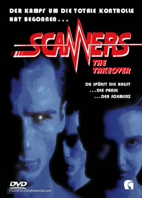 Scanners III: The Takeover - German DVD movie cover