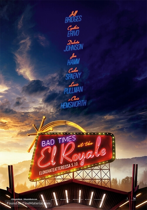 Bad Times at the El Royale - Finnish Movie Poster