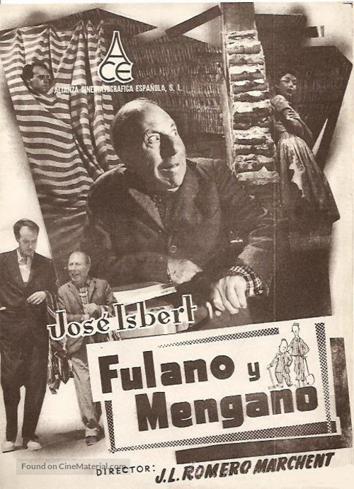 Fulano y Mengano - Spanish poster