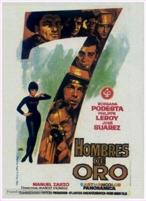 Il grande colpo dei sette uomini d&#039;oro - Spanish Movie Poster