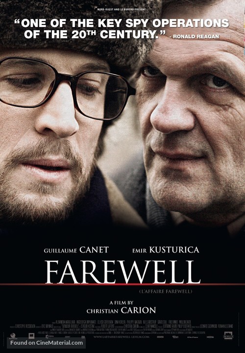 L&#039;affaire Farewell - Canadian Movie Poster