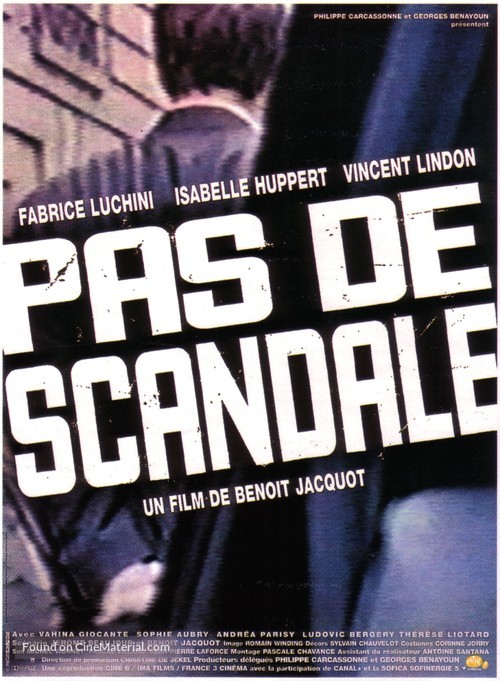 Pas de scandale - French Movie Poster