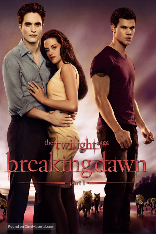 The Twilight Saga: Breaking Dawn - Part 1 - DVD movie cover