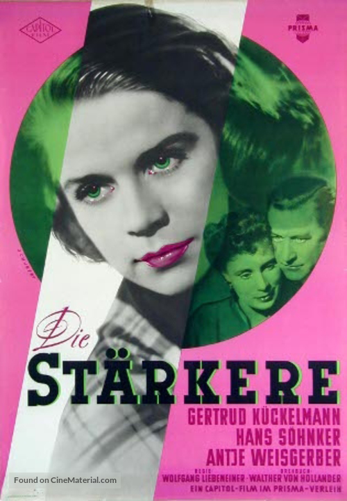 Die St&auml;rkere - German Movie Poster