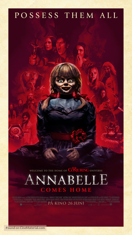Annabelle Comes Home - Norwegian Movie Poster