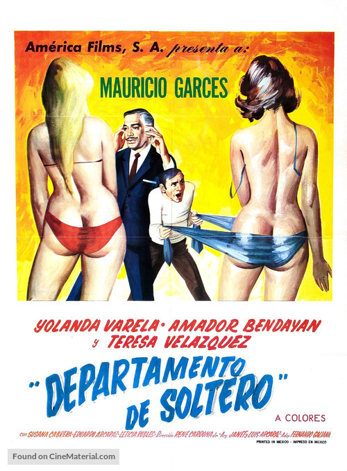 Departamento de soltero - Mexican Movie Poster