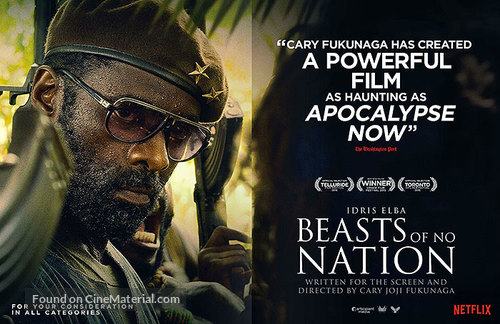 Beasts of No Nation - For your consideration movie poster