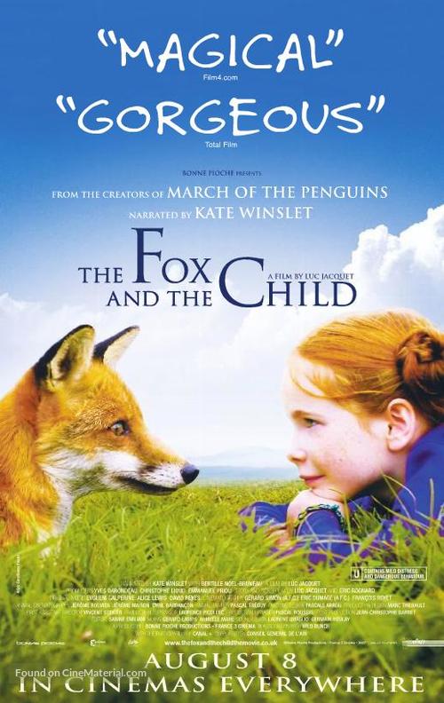 Le renard et l&#039;enfant - British Movie Poster