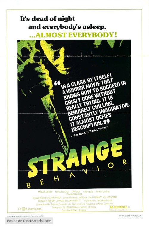Strange Behavior - Movie Poster
