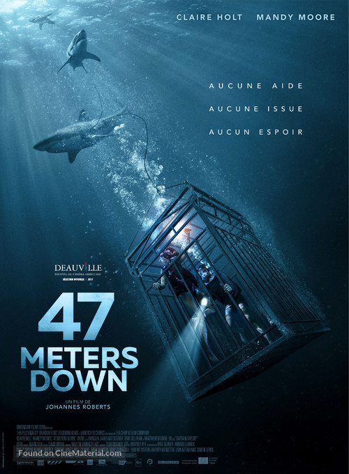 47 Meters Down - French Movie Poster