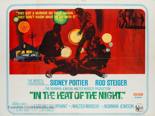 In the Heat of the Night - British Movie Poster