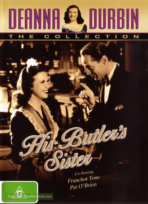 His Butler&#039;s Sister - Australian DVD movie cover