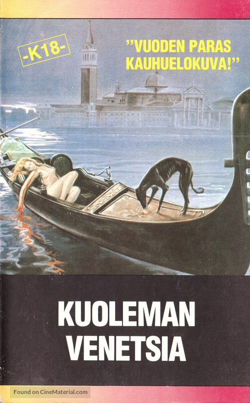 Nero veneziano - Finnish VHS movie cover