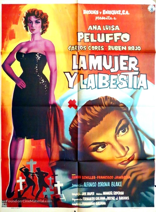 La mujer y la bestia - Mexican Movie Poster