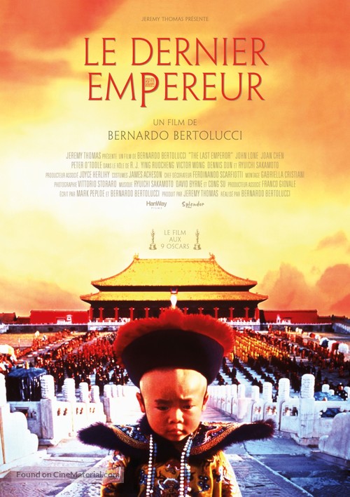 The Last Emperor - French Re-release movie poster