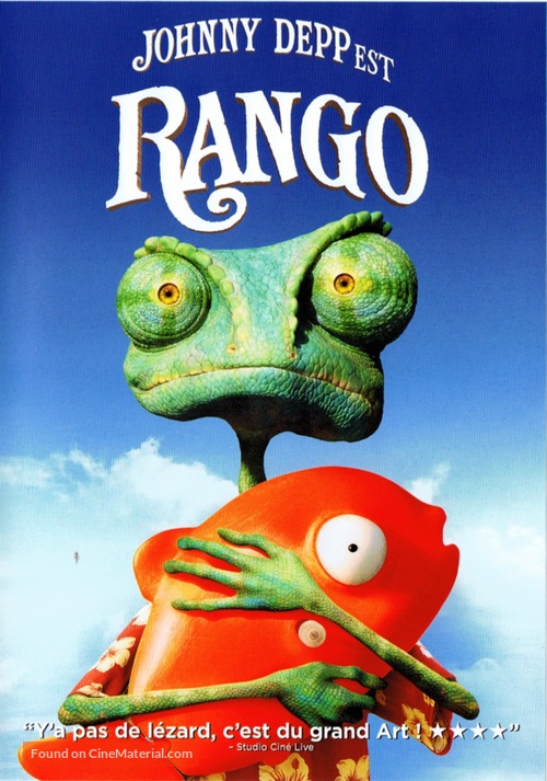 Rango - French DVD movie cover