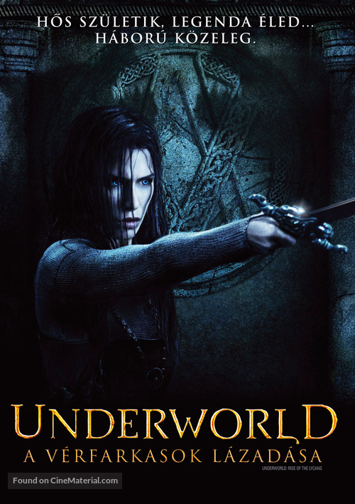 Underworld: Rise of the Lycans - Hungarian DVD movie cover