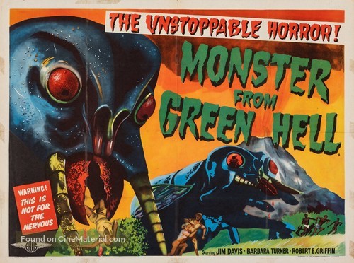 Monster from Green Hell - British Movie Poster