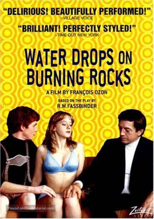 Gouttes d&#039;eau sur pierres br&ucirc;lantes - DVD movie cover