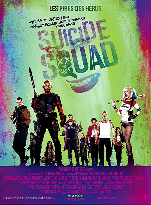 Suicide Squad - French Movie Poster