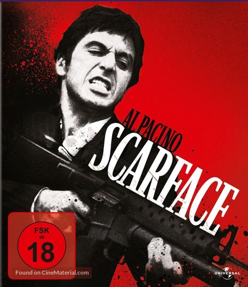 Scarface - German Blu-Ray movie cover