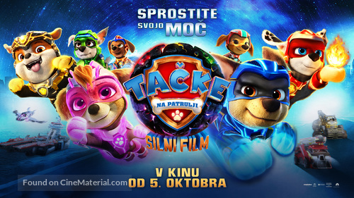 PAW Patrol: The Mighty Movie - Slovenian Movie Poster