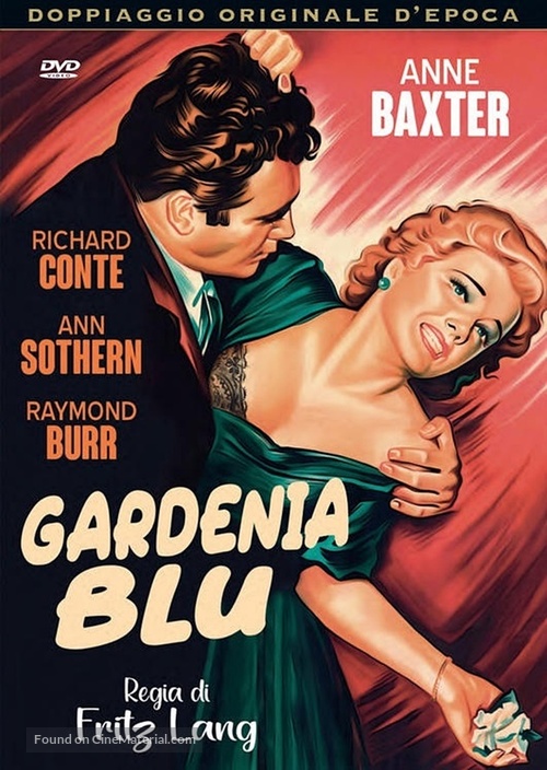 The Blue Gardenia - Italian DVD movie cover