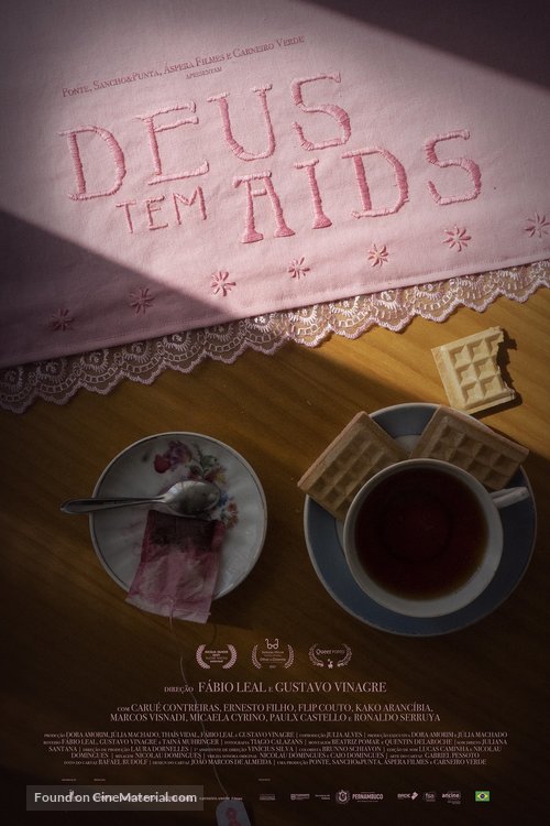 Deus tem AIDS - Brazilian Movie Poster