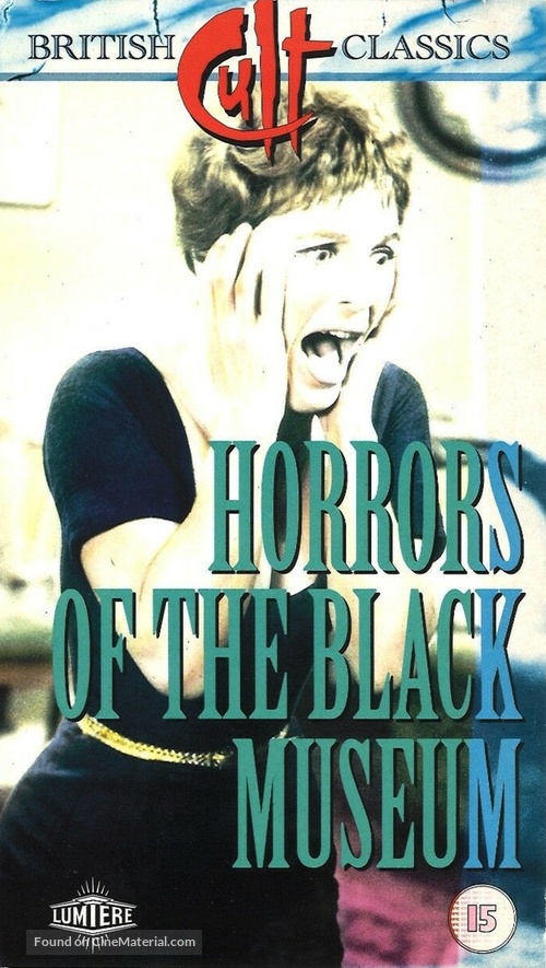 Horrors of the Black Museum - British VHS movie cover