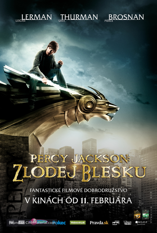 Percy Jackson &amp; the Olympians: The Lightning Thief - Slovak Movie Poster