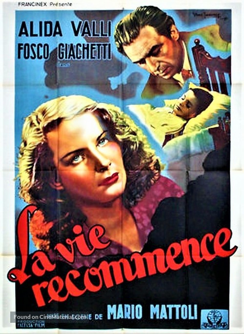 La vita ricomincia - French Movie Poster