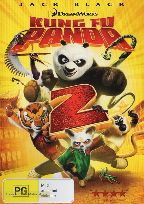 Kung Fu Panda 2 - Australian DVD movie cover