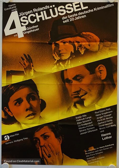 4 Schl&uuml;ssel - German Movie Poster
