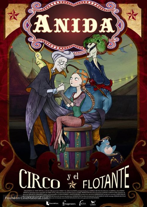 Anida y el Circo Flotante - Argentinian Movie Poster