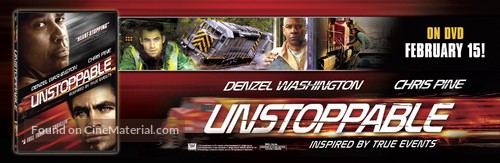 Unstoppable - Video release movie poster
