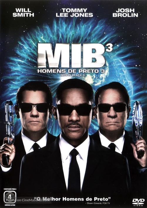 Men in Black 3 - Brazilian DVD movie cover