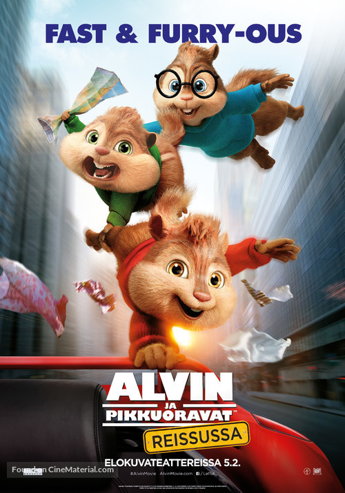 Alvin and the Chipmunks: The Road Chip - Finnish Movie Poster