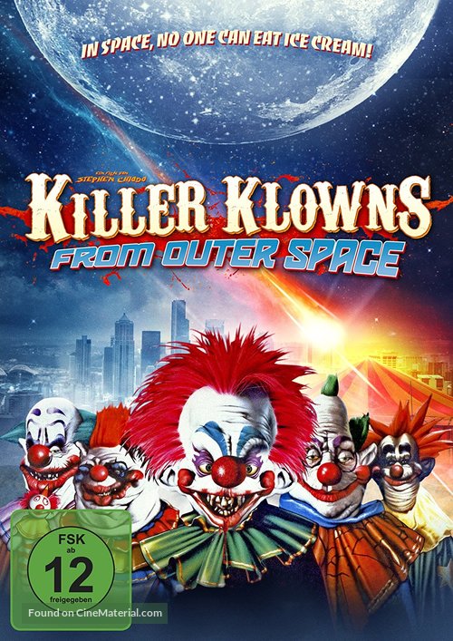 Killer Klowns from Outer Space - German Movie Cover