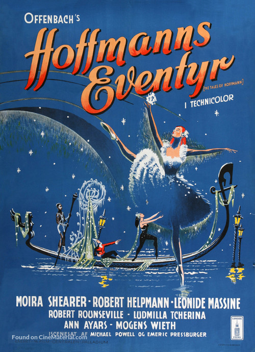 The Tales of Hoffmann - Danish Movie Poster